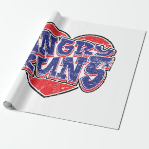 Angry Runs fans design v2 Wrapping Paper