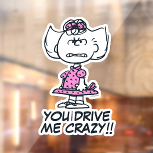 Angry Sally Window Cling