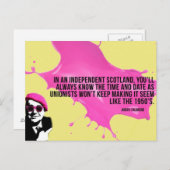 Angry Salmond Quote Postcard (Front/Back)