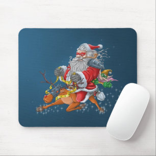 Angry Santa Claus Mouse Pad
