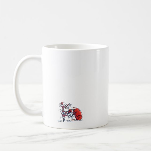 Angry Santa mug (Left)