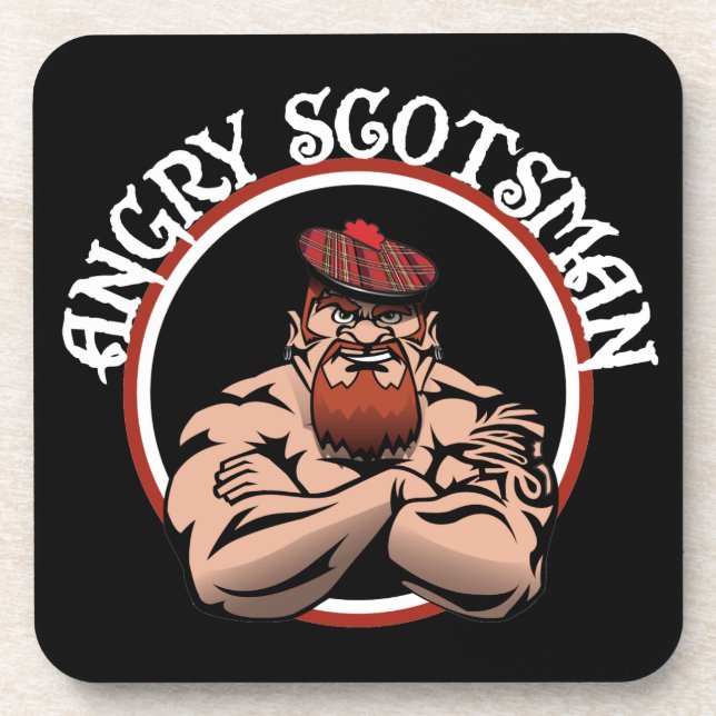 Angry Scotsman 2015 Coaster (Front)
