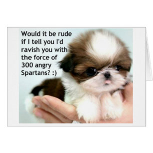 Angry Spartan Puppy