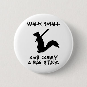 Angry Squirrel: Environment Protector 2 Inch Round Button