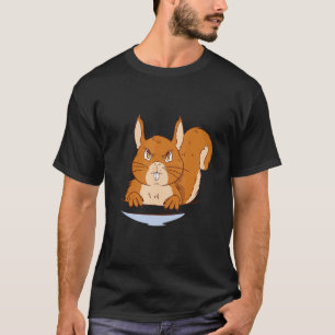 Angry Squirrel Front in the pocket T-Shirt