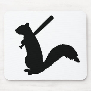 Angry Squirrel Logo Mouse Pad. Pad