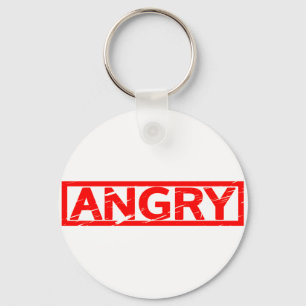 Angry Stamp Keychain
