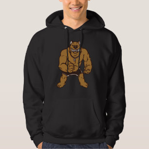 Angry Strong Pitbull Hoodie