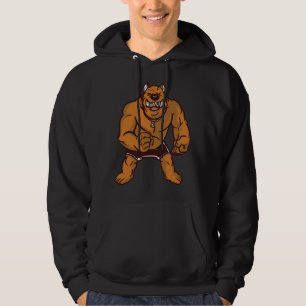 Angry Strong Pitbull   Hoodie