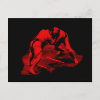 "Angry Sumo" - Postcard