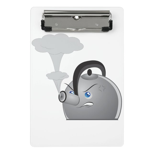 Angry Teapot Mini Clipboard (Front)