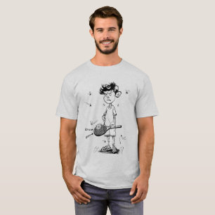 Angry Tennis Boy T-Shirt – Bold Streetwear Gift