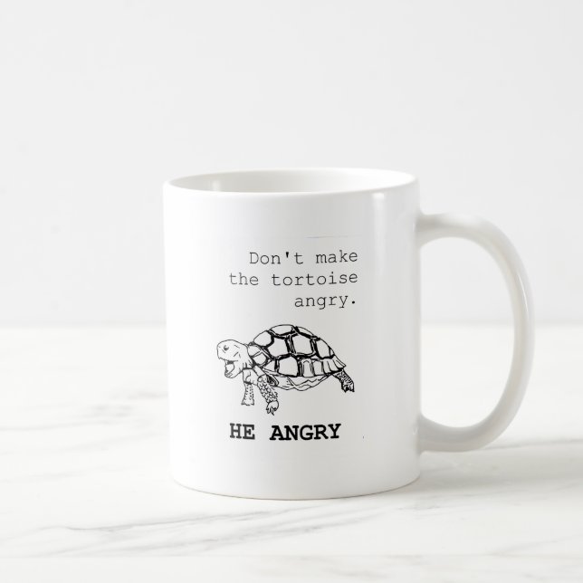 Angry Tortoise Coffee Mug (Right)