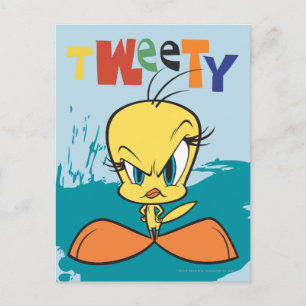 Angry Tweety Postcard