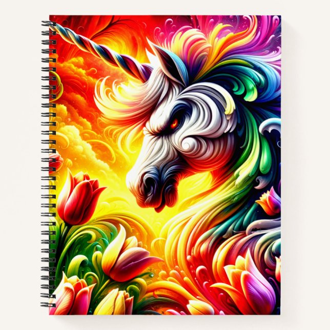 Angry Unicorn Notebook (Front)