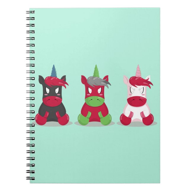 Angry Unicorns Notebook (Front)