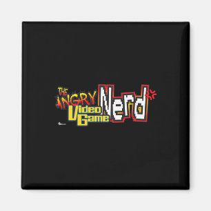 Angry Video Game Nerd Logo Premium  Magnet