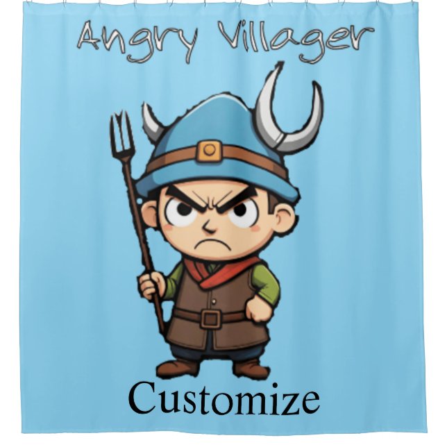 Angry Villager Pitchfork Thunder_Cove (Front)