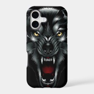 Angry Wolf Face iPhone 5 Case