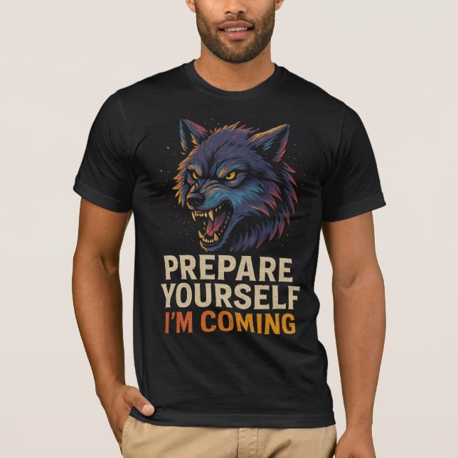Angry Wolf T-Shirt (Front)