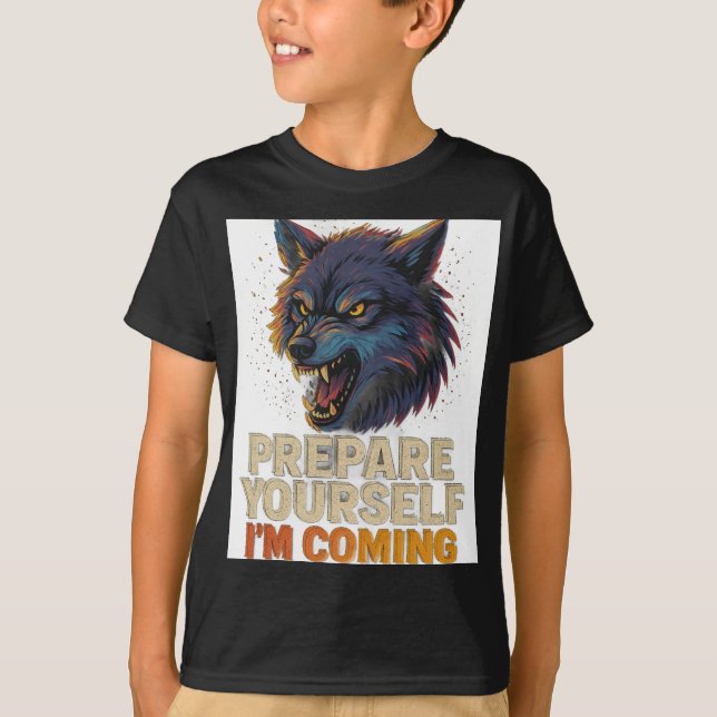 Angry Wolf T-Shirt (Front)