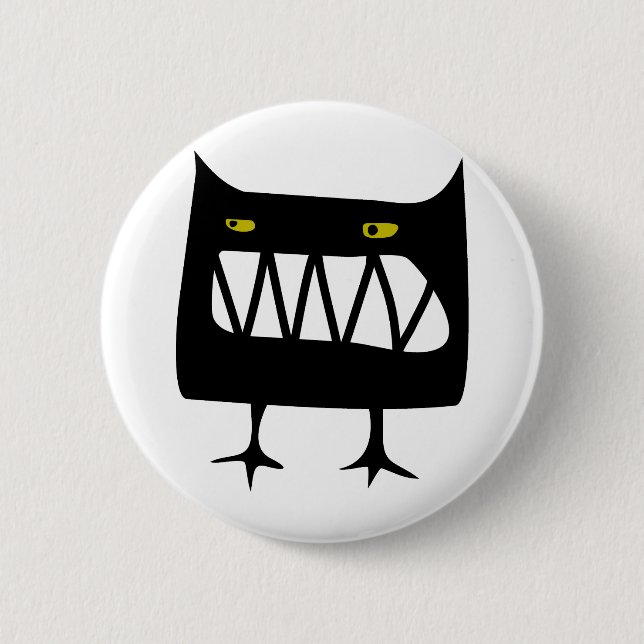 Angry Wossum 2 Inch Round Button (Front)