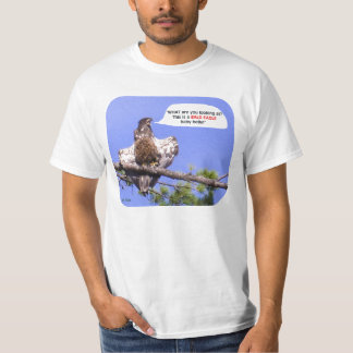Angry Young Bald Eadgle Photo T-Shirt
