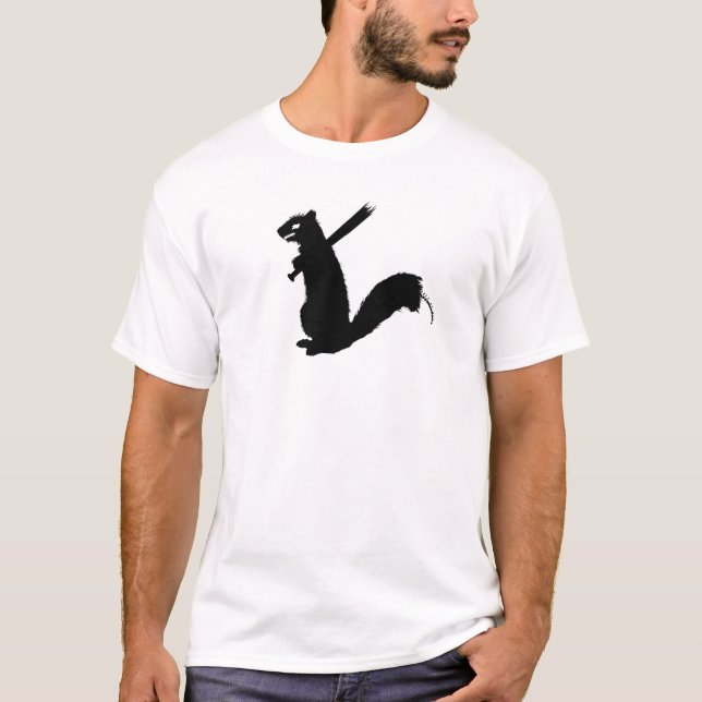 Angry Zombie Squirrel Collection T-Shirt (Front)