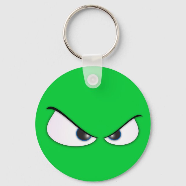 AngryEyes Keychain (Front)