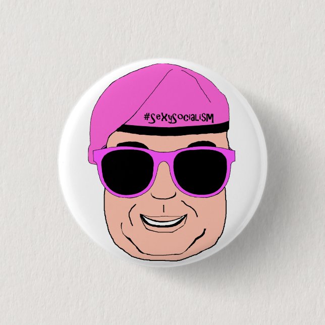 @AngrySalmond Badge 1 Inch Round Button (Front)