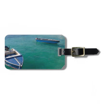 Anguilla Boats Luggage Tag