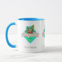 Anguilla Caribbean Retro Vacation Vintage Island