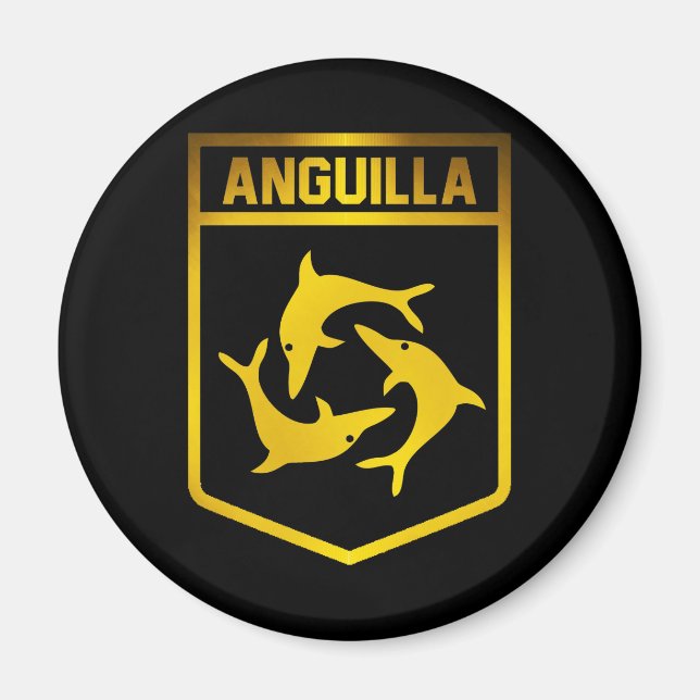 Anguilla Emblem Magnet (Front)