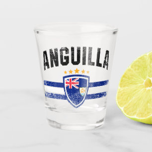Anguilla shot glass