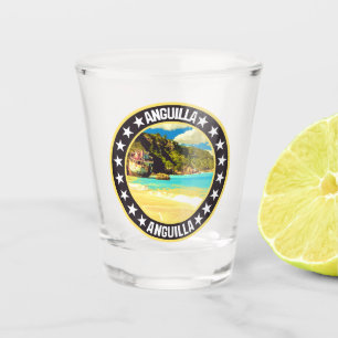 Anguilla shot glass