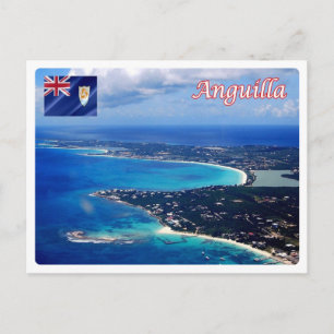 Anguilla - Western Portion - Postcard