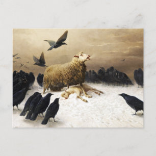 Anguish by August Friedrich Albrecht Schenck Postcard