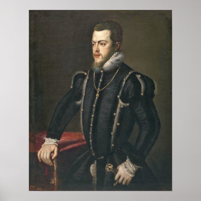 Anguissola - Felipe II  (Alcázar Of Segovia) Poster (Front)