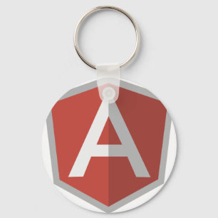 AngularJS Shield Logo Keychain