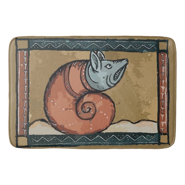 Angury Snail Bath Mat (Front)