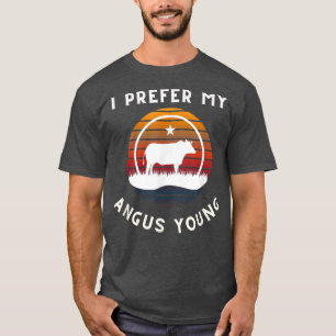 Angus Beef BBQ Cooking Cow Bull Retro for Men Wome T-Shirt