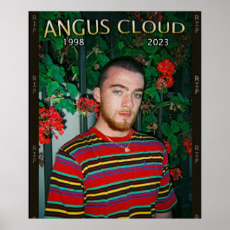 Angus Cloud personnalisable repose en paix Poster
