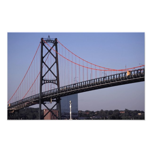 Angus L Macdonald Bridge, Halifax, Nova Photo Print (Front)