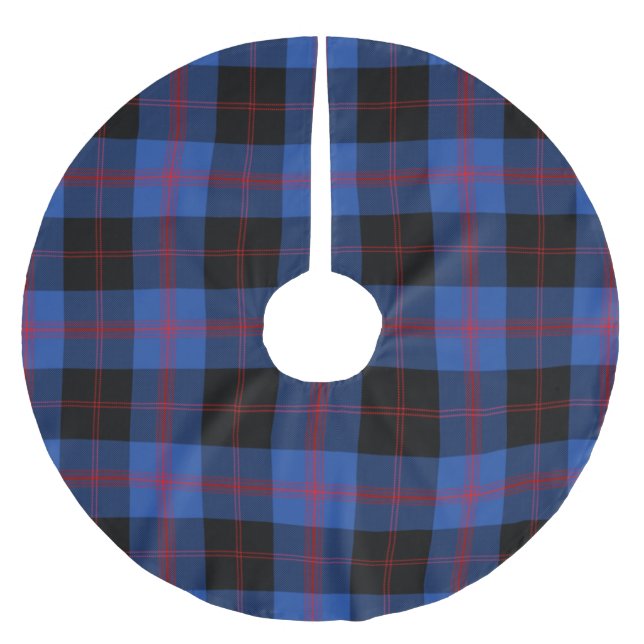 Angus Modern Christmas Tree Skirt (Front)