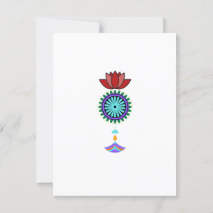 Anhänger spirituell mit Lotusblüte Postcard