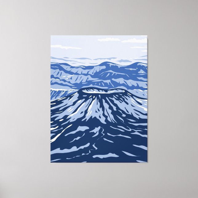 Aniakchak Volcano Canvas Print (Front)