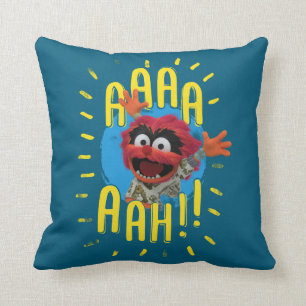 Animal - Aaaa Aah! Throw Pillow