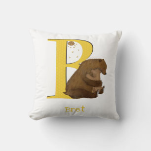 Animal ABC B is for bear cushion