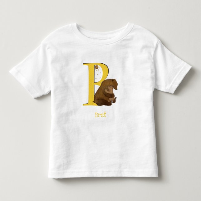Animal ABC B is for bear T-shirt (Front)