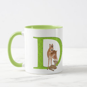 Animal ABC D is for dik-dik mug